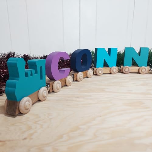 Personalized Wooden Train Name Puzzle Made in USA 1