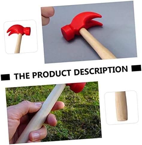 Toddmomy Wooden Hammer 3pcs DIY Plaything Set