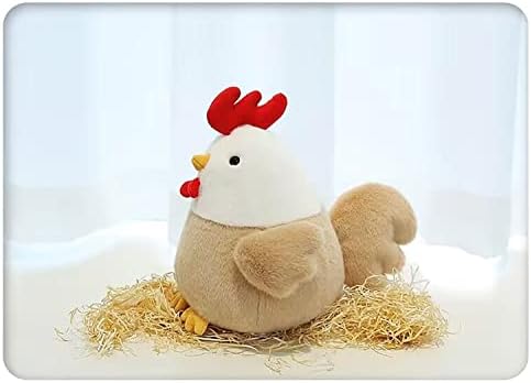 YUKOUQIAN 8 Inch Chicken Plush Stuffed Animal Toy