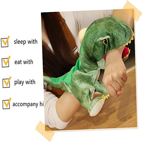 Tiny Heart Santa Plush Hand Puppet - 10 Inch Cute Interactive Toy