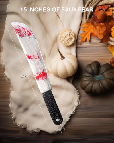 Bloody Butcher Knife Halloween Costume Prop