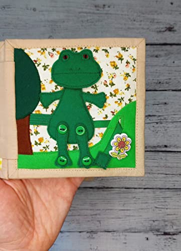 Quiet Baby Book Felt Toy for Fine Motor Skills