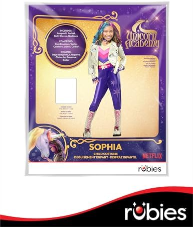 Rubies Unicorn Academy Sophia Costume Jumpsuit 1
