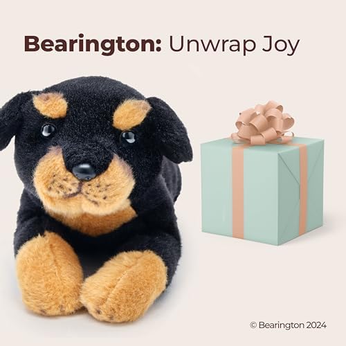 Bearington Lil Gunner 8 Inch Rottweiler Stuffed Animal