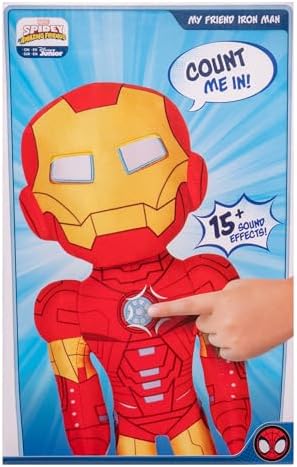Marvel Spidey and His Amazing Friends Iron Man Talking Plush - 16-Inch