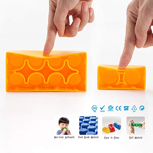 UNiPLAY Mix Soft Stacking Blocks 24-Piece
