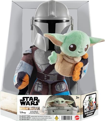 Mattel Star Wars Clan of Two Mandalorian Plush Set