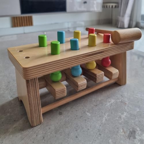 Nesta Toys Pounding Bench with Hammer for Kids