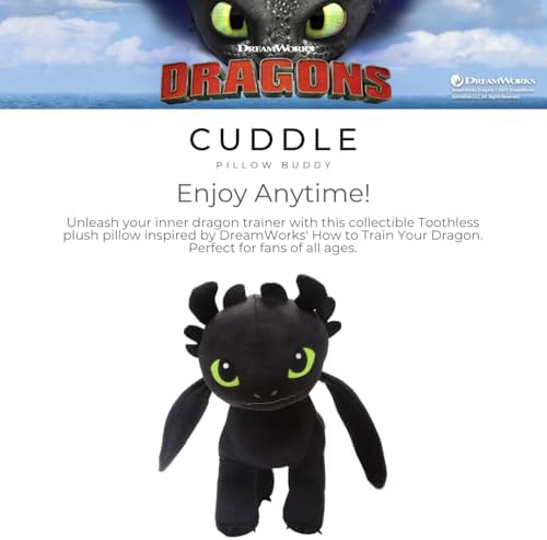 Franco Bedding Plush Pillow Buddy Toothless Dragon