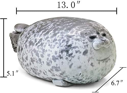 MerryXD Chubby Blob Seal Pillow Medium 176 Inch Plush Toy