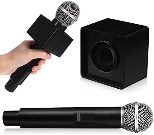 TOYANDONA Fake Microphone Prop Black