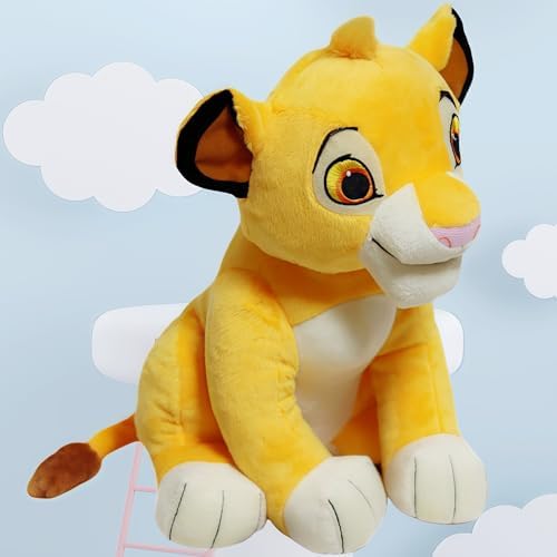 Secret Castle Yellow Lion Plush Toy - 28cm Lifelike Stuffed Animal
