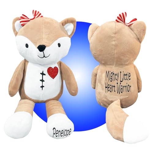 Customized 14 Fox Scar Buddy - Heart Surgery Gift for Kids
