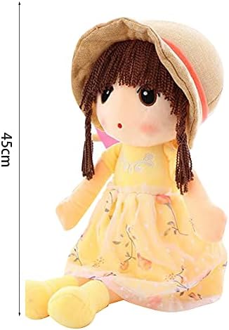ikasus Plush Baby Doll Girl with Hat Skirt