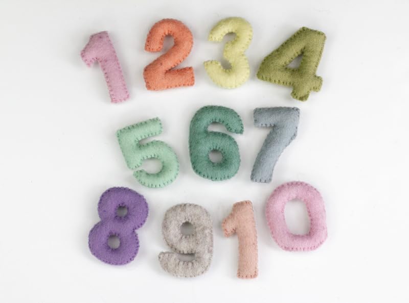 Matthew Mae Monthly Milestone Felt Number Set 0-9