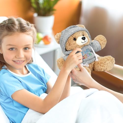 Osacoe Get Well Teddy Bear with Hoodie and Gift Box