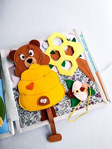 Quiet Baby Felt Book Garden Sea Montessori Toddler