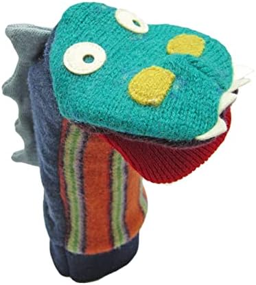 Cate Levi Dinosaur Hand Puppet - Premium Reclaimed Wool