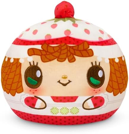 TeeTurtle Strawberry Shortcake Reversible Plushie - Cute Kawaii 6 Inch Scented Toy