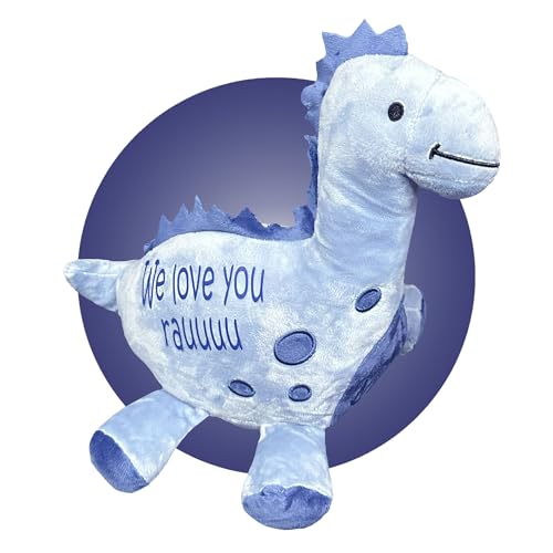 Blue Dinosaur Plushie - Personalized Gift for Kids