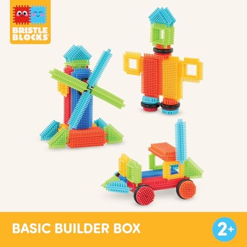 Battat Bristle Blocks - 36 Piece STEM Building Set for Kids 2 Years