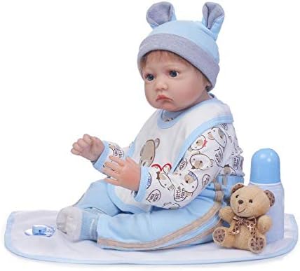 Medylove Reborn Baby Boy 5pcs Blue Outfit Set 1