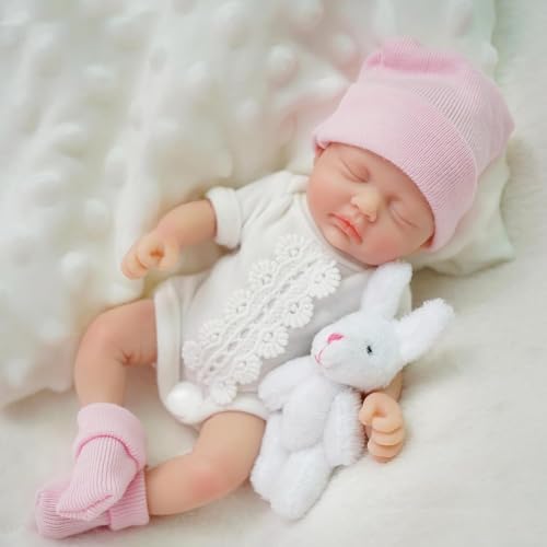 Mire Mire 7 Inch Reborn Baby Silicone Doll