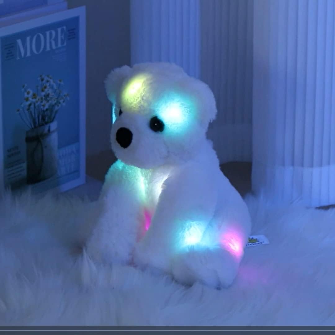 BSTAOFY Glow Polar Bear LED Night Light Toy