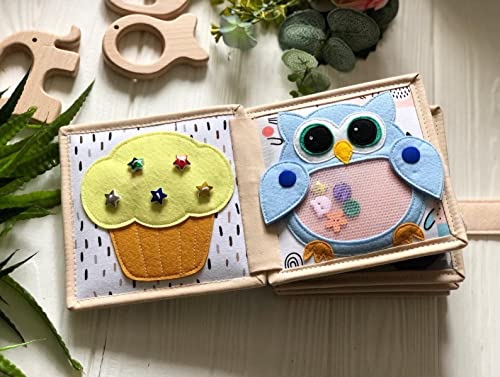 Quiet Baby Book with Animals and Colors
