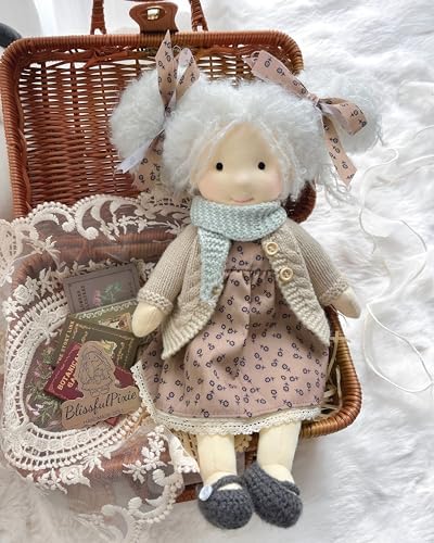 BlissfulPixie Waldorf Doll 12 Handmade Plush Toy