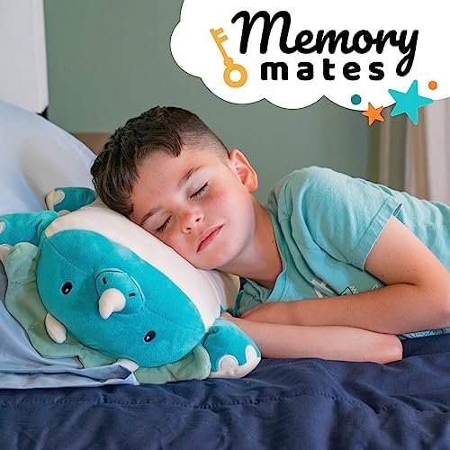 Cuddly Memory Foam Pillow Plush with Belly Pocket - Rory The Triceratops