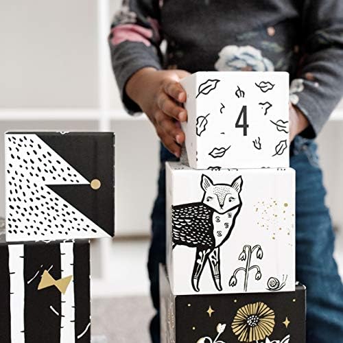 Wee Gallery Nesting Blocks - Woodland Animals Numbers