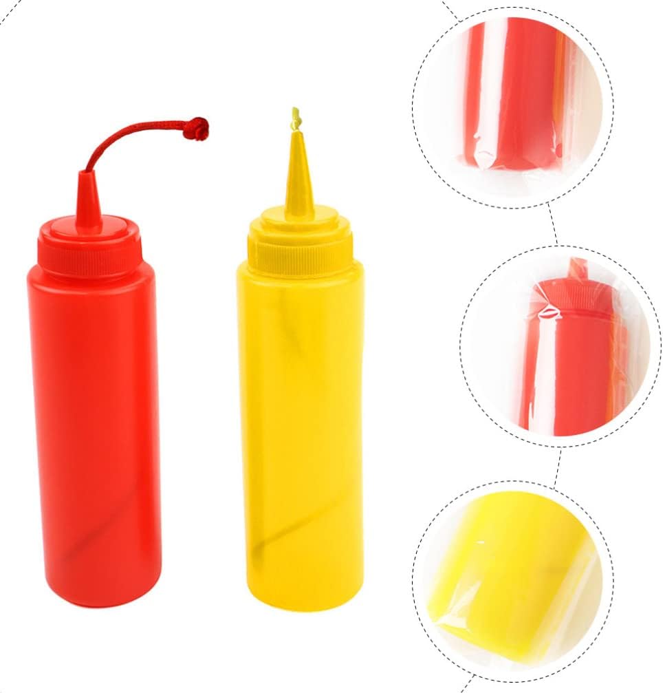 STOBOK 2Pcs Fake Mustard and Ketchup Bottle Prank Toy