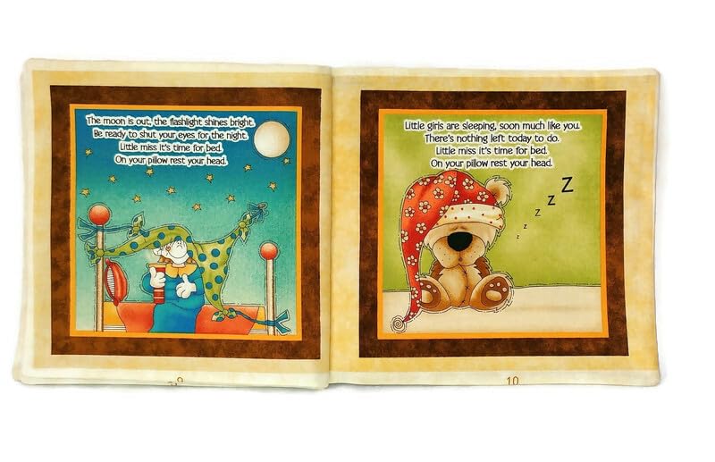 Soft Cloth Books for Baby Girls and Toddlers
