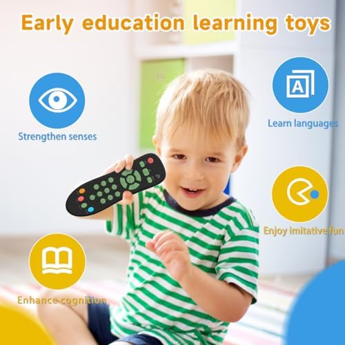 Baby TV Remote Control Toy with Light and Sounds 1