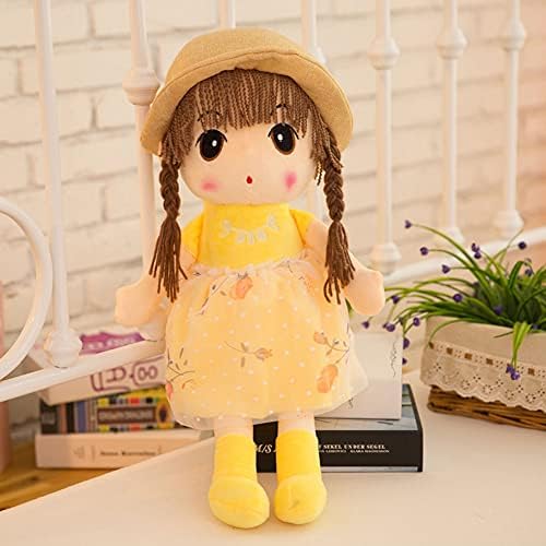 ikasus Plush Baby Doll Girl with Hat Skirt