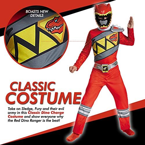 Power Rangers Dino Charge Red Child Costume