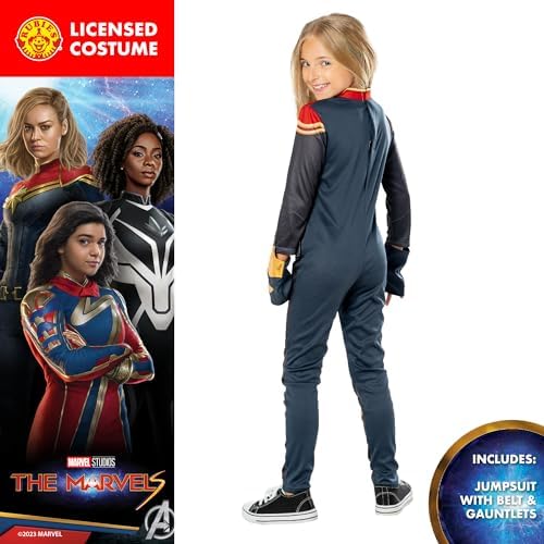 Rubies Captain Marvel Kids Costume Deluxe Edition
