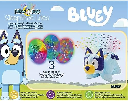 Pillow Pets Bluey Sleep Time Light Plush Toy