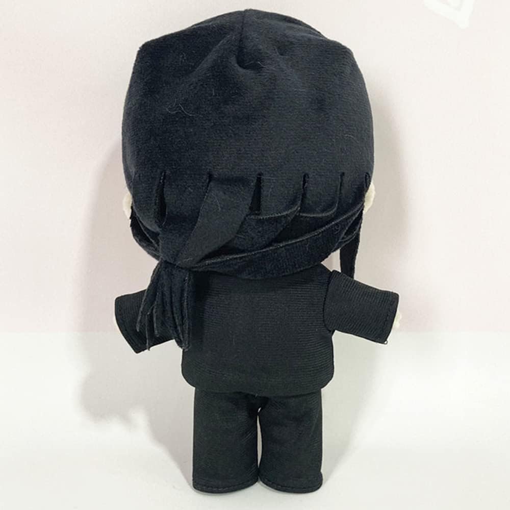 JCvCX Black Hair Girl Plush Anime Figure
