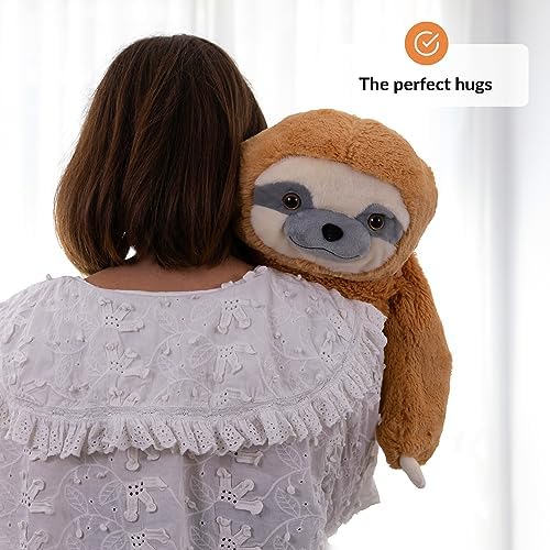 ODOXIA Weighted Stuffed Sloth for Anxiety Relief 5 Lbs