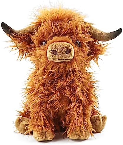 Toaje Highland Cow Plush Toy Realistic 108 Inch Stuffed Animal