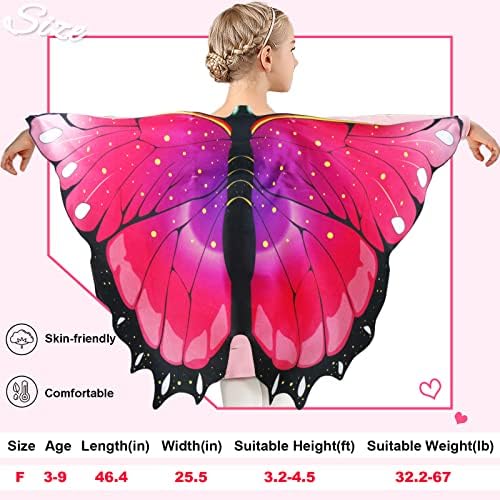 iROLEWIN Butterfly Wings for Kids Costume Play Toy
