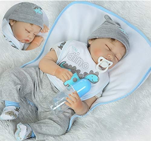 Pedolltree Reborn Baby Doll Boy Dinosaur Outfit 5pcs Set