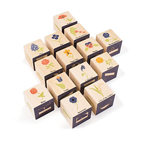 Uncle Goose Flower Blocks - Made in The USA