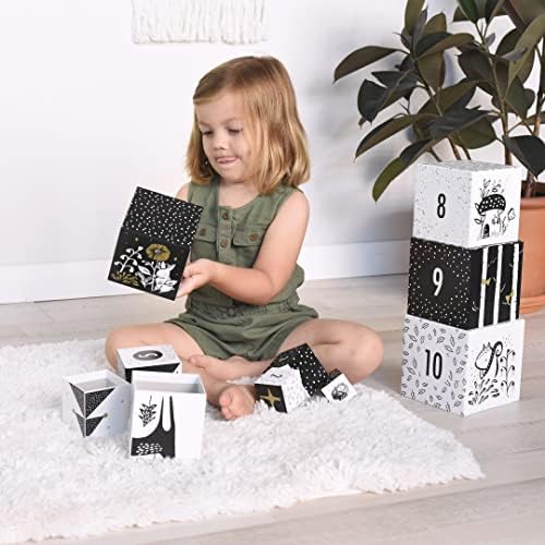 Wee Gallery Nesting Blocks - Woodland Animals Numbers