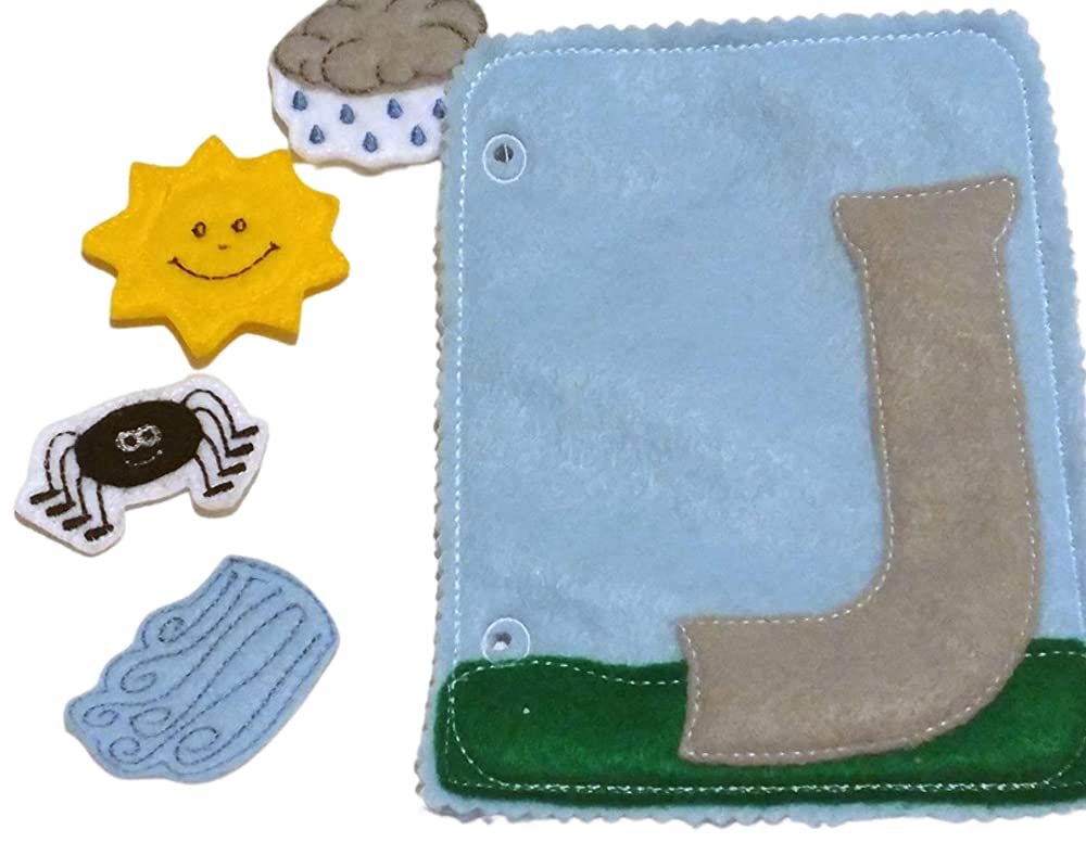Itsy Bitsy Spider Quiet Book Page QB125