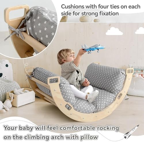 Sherilyn Grey Star Climbing Arch Cushion