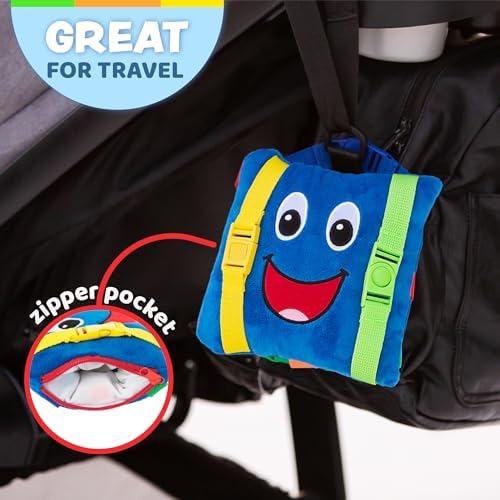Buckle Toys Boomer Square Learning Toy for Toddlers