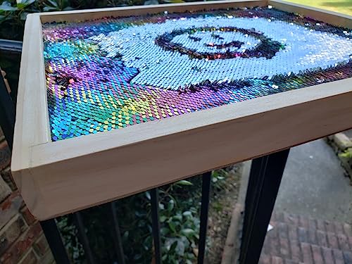 Reversible Sequin Sensory Board - Mermaid Fabric 1